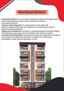 Image of 1550 Sq.ft 3 BHK Apartment / Flat for sale in GD Apartments, Sector 104, Noida for Rs. 9500000