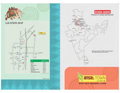 Image of 1600 Sq.ft 3 BHK Apartment / Flat for sale in Ansal Town Phase II, Daudpur, Alwar for Rs. 4000000