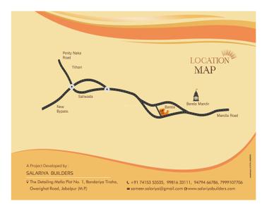 Image of 1000 Sq.ft Residential Plot / Land for sale in Salariya Swarn Nagari, Barela, Jabalpur for Rs. 1700000