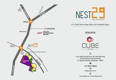 Image of 369 Sq.ft Residential Plot / Land for sale in Cube Nest 29, Dholera, Ahmedabad for Rs. 8487000