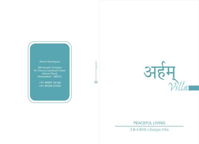 Arham Villa Brochure 1