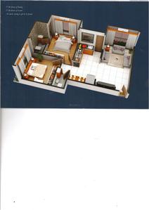 Image of 1100 Sq.ft 2 BHK Apartment / Flat for sale in S M Raj Heritage Phase I, Godadara, Surat for Rs. 3200000