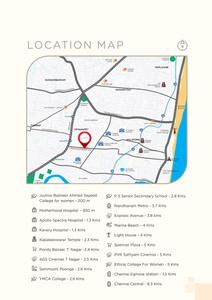 Image of 1458 Sq.ft 3 BHK Apartment / Flat for sale in Nutech AURA, Alwarpet, Chennai for Rs. 29889000