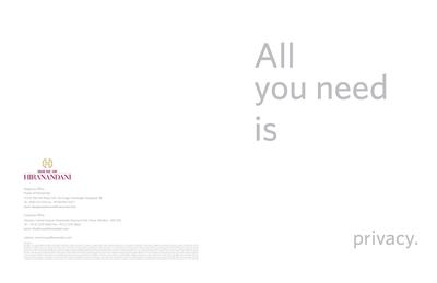 Hiranandani Cottages Brochure 1