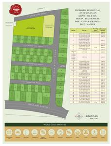 Image of 1210 Sq.ft Residential Plot / Land for sale in R Sandesh Nagari 6, Rui, Nagpur for Rs. 2000000