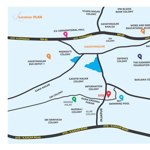 Image of 1200 Sq.ft 2 BHK Apartment / Flat for sale in Aarna Pride, Thorrur Village, Hyderabad for Rs. 5640000