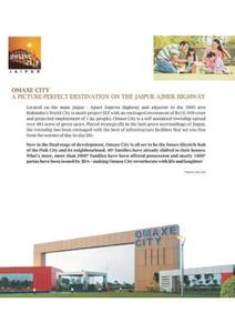 Image of 900 Sq.ft 2 BHK Apartment / Flat for sale in Omaxe City, Ganpati Nagar, Jaipur for Rs. 2000000