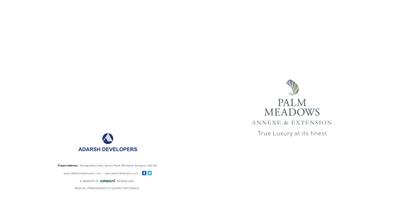 Adarsh Palm Meadows Brochure 1