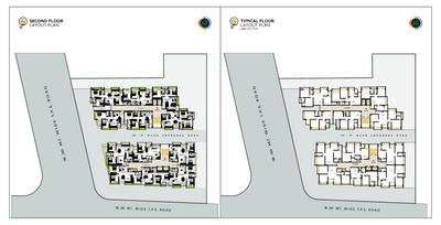 Image of 879 Sq.ft 2 BHK Apartment / Flat for sale in Rajshree Rainbow Rivera, Narolgam, Ahmedabad for Rs. 3650000