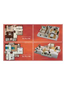 Image of 1098 Sq.ft 2 BHK Apartment / Flat for sale in Ratan Solitaire, Daheli Sujanpur, Kanpur for Rs. 7200000