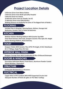 Image of 1050 Sq.ft 2 BHK Apartment / Flat for sale in JMK Sholin Homes 1, Sector 73, Noida for Rs. 4700000