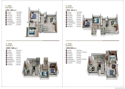 Image of 635 Sq.ft 2 BHK Apartment / Flat for sale in Gurukrupa Nirmalam, Bandra East, Mumbai for Rs. 27000000