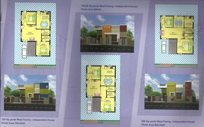 Image of 850 Sq.ft 2 BHK Apartment / Flat for sale in STBL Lakshmi Prasanna Gardens Villas, Gannavaram, Vijayawada for Rs. 2700000
