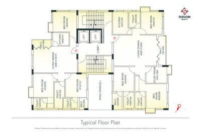 Image of 1240 Sq.ft 3 BHK Apartment / Flat for sale in Shivom 43 Aurobindo Sarani, Shyam Bazar, Kolkata for Rs. 12000000
