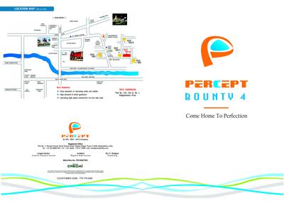 Image of 790 Sq.ft 1 BHK Apartment / Flat for sale in Percept Bounty 4, Wadgaon Sheri, Pune for Rs. 6100000