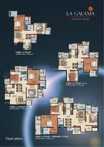 Image of 1195 Sq.ft 3 BHK Apartment / Flat for sale in Newtech La Galaxia, Surajpur, Greater Noida for Rs. 7500000