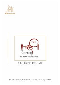 Image of 1650 Sq.ft 3 BHK Apartment / Flat for sale in RM Sai Eternity, Manish Nagar, Nagpur for Rs. 7900000