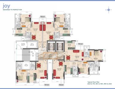 Image of 560 Sq.ft 1 BHK Apartment / Flat for sale in Yash Dahisar Shivangan Wing A, Dahisar East, Mumbai for Rs. 11000000