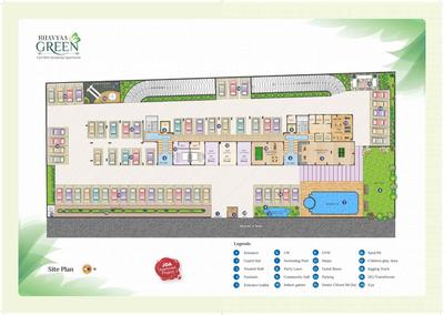 Image of 1050 Sq.ft 2 BHK Apartment / Flat for sale in Aradhana Bhavyaa Green, Jagatpura, Jaipur for Rs. 5200000