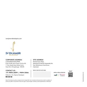 Enjamuri s Padmavathi Villas Brochure 18