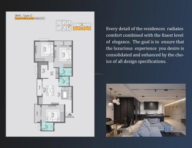 Image of 1600 Sq.ft 3 BHK Apartment / Flat for sale in Jagannath Sai Prateek, Ghatikia, Bhubaneswar for Rs. 9600000