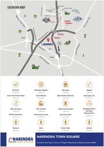 Image of 140 Sq.ft Residential Plot / Land for sale in Narendra Town Square, Pirthla, Palwal for Rs. 8400000