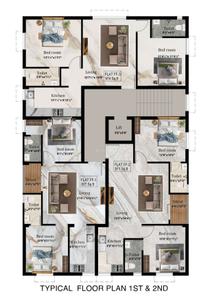 Image of 827 Sq.ft 2 BHK Apartment / Flat for sale in MS Charans Elite, Puzhal, Chennai for Rs. 6569634