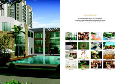 Image of 1380 Sq.ft 3 BHK Apartment / Flat for sale in Jain Carlton Creek, Manikonda, Hyderabad for Rs. 14000001