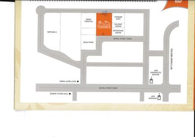Image of 1683 Sq.ft 3 BHK Apartment / Flat for sale in Fortune Dream Con Fortune Flowers, Geeta Nagar, Vapi for Rs. 5200000