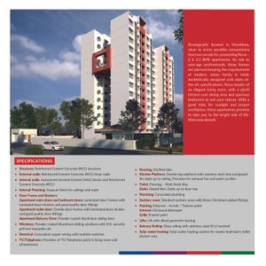 Image of 1456 Sq.ft 3 BHK Apartment / Flat for sale in Magarpatta Nova Residency Wing A To B, Mundhwa, Pune for Rs. 13400000