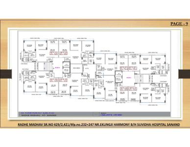 Image of 1323 Sq.ft 2 BHK Apartment / Flat for sale in Chetak Radhe Madhav, Sanand, Ahmedabad for Rs. 4100000