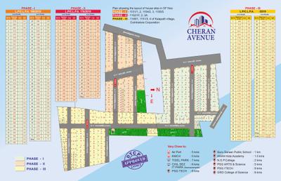 Image of 2000 Sq.ft 3 BHK Independent House for sale in Cheran Avenue, Kalapatti, Coimbatore for Rs. 13000000