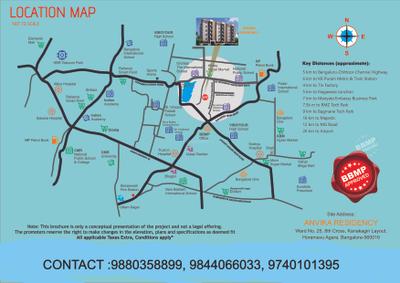 Image of 1140 Sq.ft 2 BHK Apartment / Flat for sale in Anvika Recidency, Kalkere, Bengaluru for Rs. 7300000