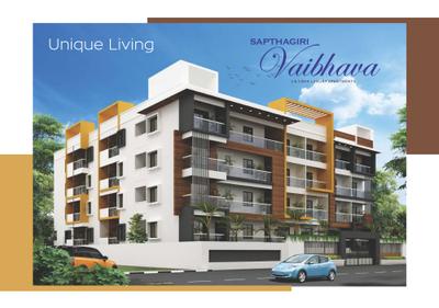 Image of 1438 Sq.ft 3 BHK Apartment / Flat for sale in Sapthagiri Vaibhava by Sapthagiri Infra, K R Puram, Bengaluru for Rs. 16350000