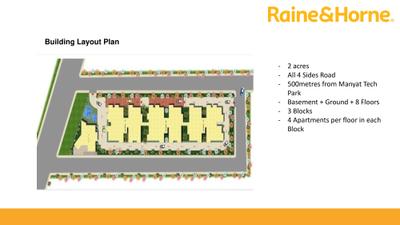 Image of 1436 Sq.ft 3 BHK Apartment / Flat for sale in Shoban Silver Domicile, Thanisandra, Bengaluru for Rs. 12000000