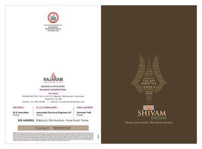 Image of 710 Sq.ft 1 BHK Apartment / Flat for sale in Rajaram Shivam Enclave, Shilphata, Thane for Rs. 4100000