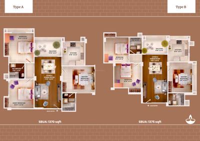 Image of 1600 Sq.ft 3 BHK Apartment / Flat for sale in Hilite Punyalaya, Bormotoria, Guwahati for Rs. 11000000