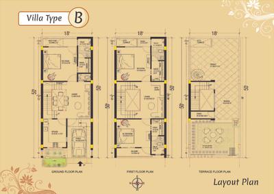 Image of 1800 Sq.ft 3 BHK Villa for sale in Chopra Sukhija Vihar A, Vaishali Nagar, Jaipur for Rs. 11000000