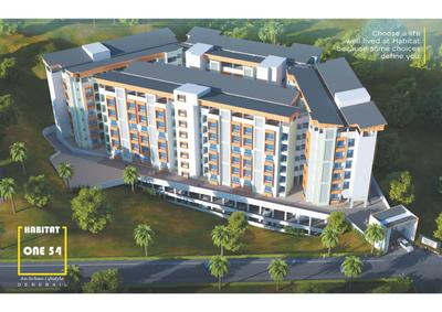Image of 1000 Sq.ft 2 BHK Apartment / Flat for sale in Land Habitat One 54, Derebail, Mangalore for Rs. 5650000