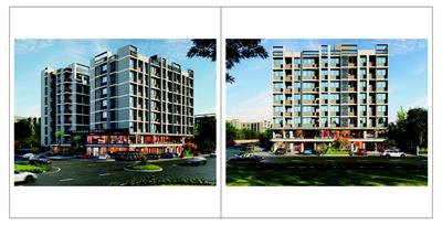Image of 879 Sq.ft 2 BHK Apartment / Flat for sale in Rajshree Rainbow Rivera, Narolgam, Ahmedabad for Rs. 3650000