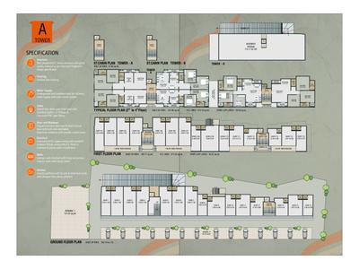 Image of 690 Sq.ft 2 BHK Apartment / Flat for sale in Saroliya Kaushalya Heights, Sama Savli, Vadodara for Rs. 3700000