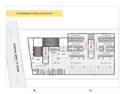 Image of 1845 Sq.ft 3 BHK Apartment / Flat for sale in Shivay Signature Elena, Zundal, Ahmedabad for Rs. 6800000