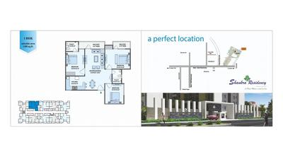 Image of 1200 Sq.ft 3 BHK Apartment / Flat for sale in SSG Shankra Residency, Bagru Khurd, Jaipur for Rs. 2000000