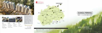 Image of 1080 Sq.ft 2 BHK Apartment / Flat for sale in Ganga Fernhill Phase I, Undri, Pune for Rs. 5500000