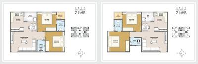 Image of 574 Sq.ft 2 BHK Apartment / Flat for sale in Nirman Kesar Exotica, Hanspura, Ahmedabad for Rs. 5951000