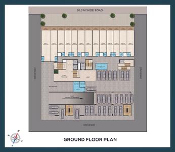 Image of 1000 Sq.ft 2 BHK Apartment / Flat for sale in Bhagwati Elysia, Pushpak Nagar, Navi Mumbai for Rs. 8000000