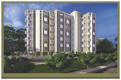 Image of 1408 Sq.ft 3 BHK Apartment / Flat for sale in Edify City Park Residency, Shankarpur West, Durgapur for Rs. 4505600