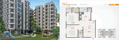 Image of 849 Sq.ft 2 BHK Apartment / Flat for sale in Jay Victory Sunrise, Gota, Ahmedabad for Rs. 5400000