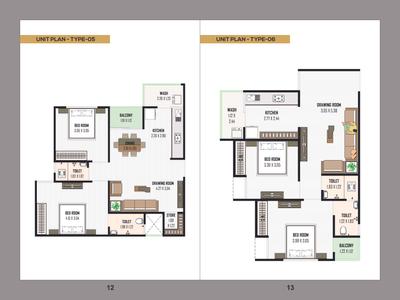 Image of 1888 Sq.ft 2 BHK Apartment / Flat for sale in Shreel Vedant 98, GIDC Naroda, Ahmedabad for Rs. 4410000