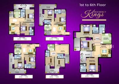 Image of 1400 Sq.ft 2 BHK Apartment / Flat for sale in Premium Kings Residency, Rajpur, Dehradun for Rs. 16200000